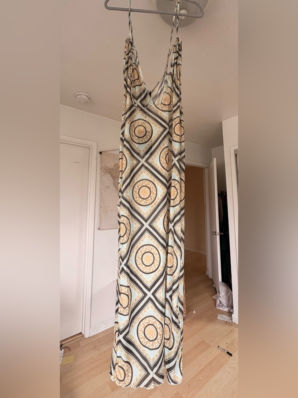 Sexy sheer Dress with print
